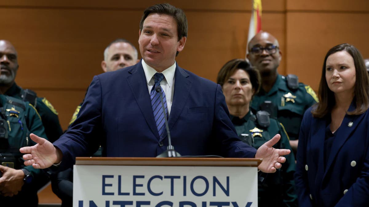 Ron DeSantis at news conference