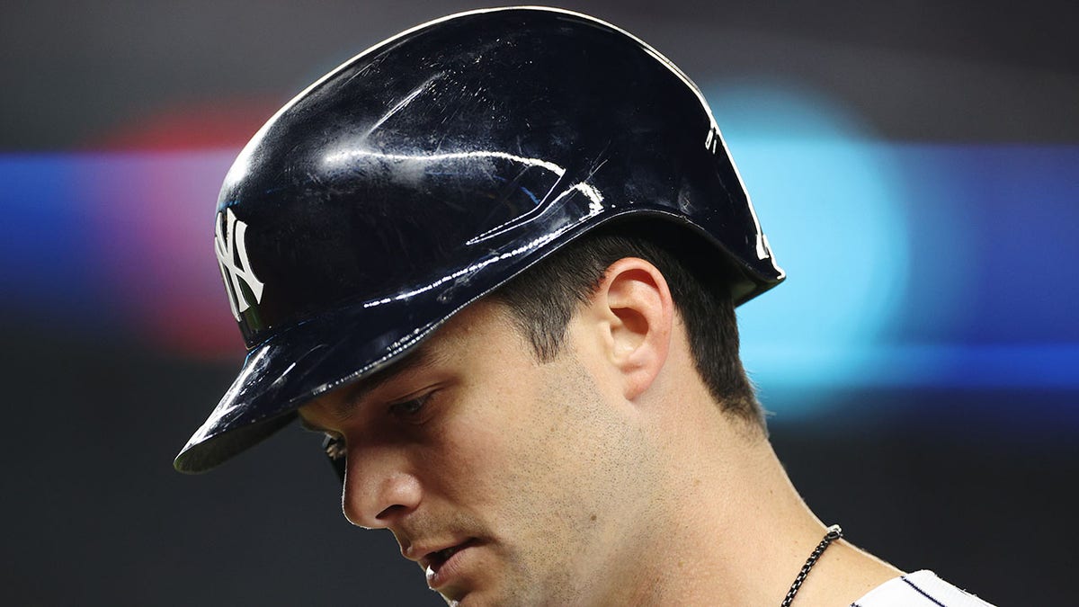 Andrew Benintendi during the seventh inning of the Yankees loss to Toronto