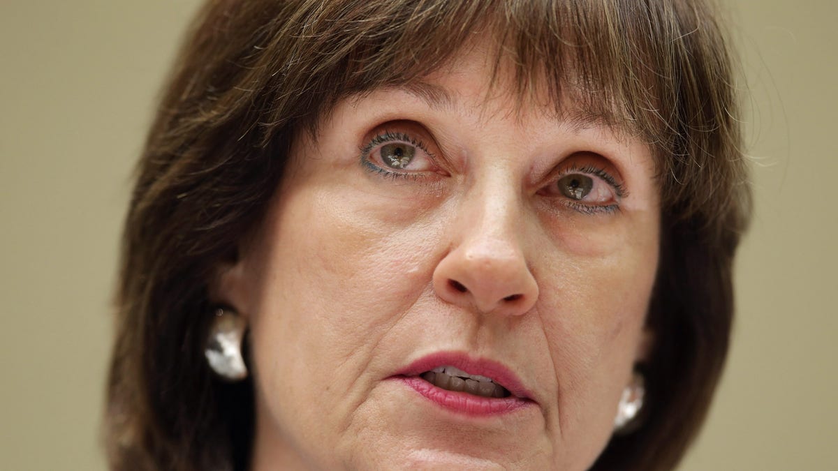 IRS official Lois Lerner at a congressional hearing