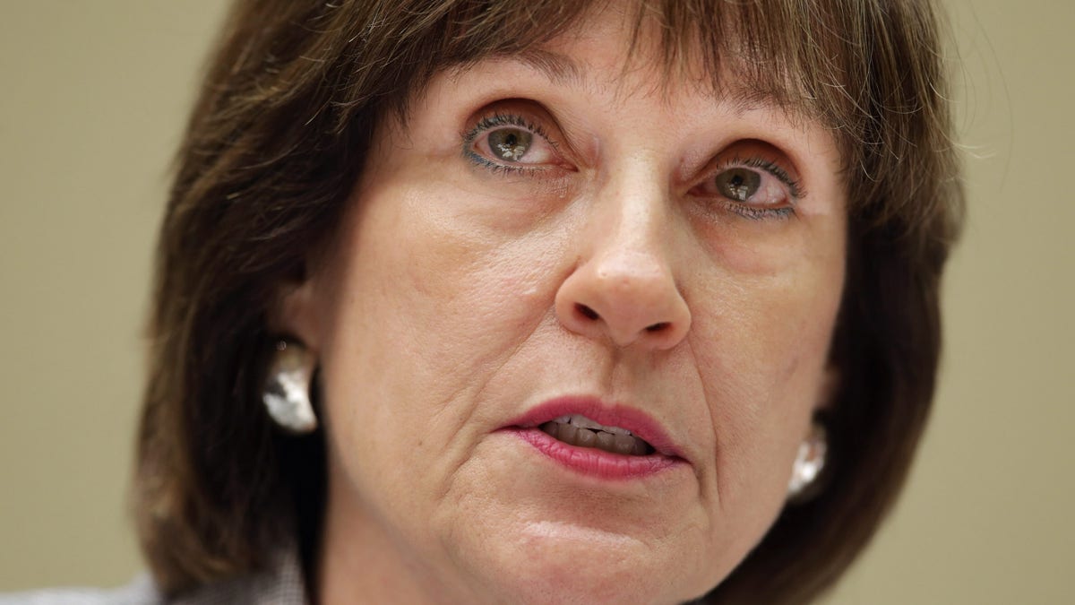 IRS official Lois Lerner at a congressional hearing