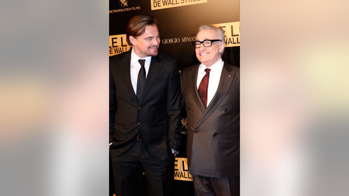 Leonardo DiCaprio and Martin Scorsese in Paris