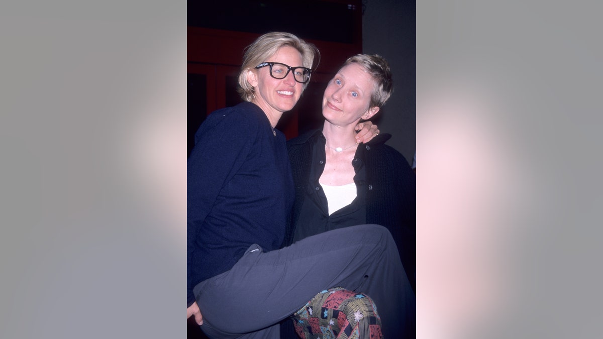 Anne Heche and Ellen DeGeneres goofy