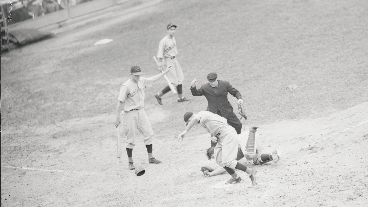 First televised baseball game