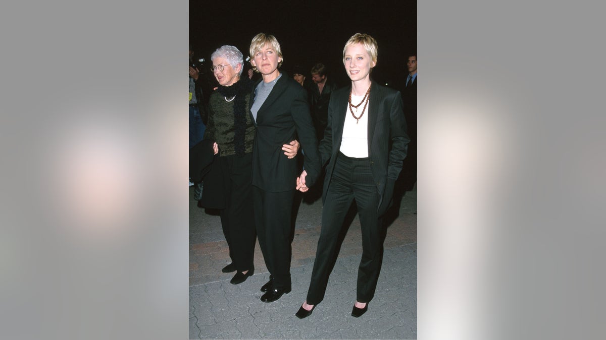 Ellen and Betty DeGeneres with Anne Heche