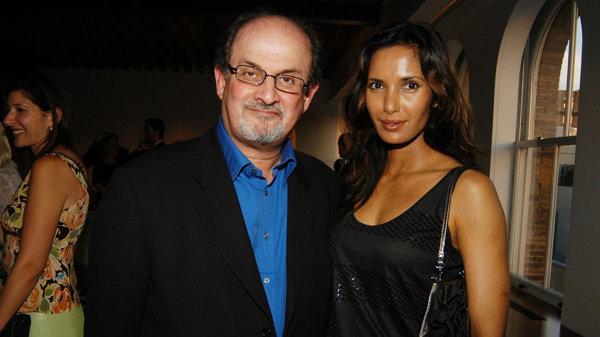 Former coupe Padma Lakshmi and Salman Rushdie