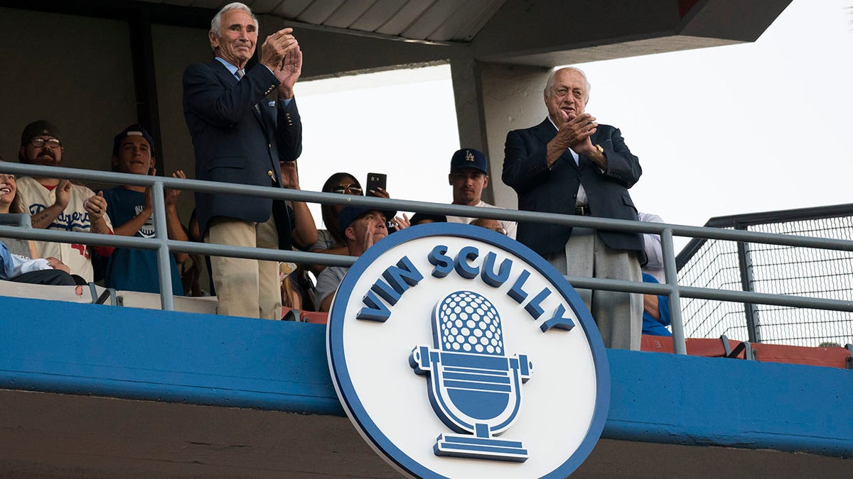 Vin Scully plaque at Dodgers Stadium