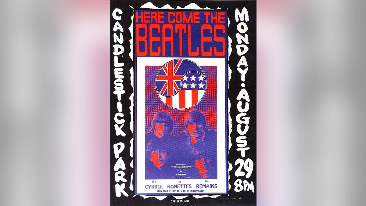 the beatles concert poster