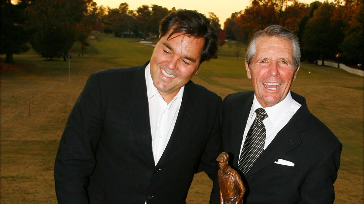 Gary Player and his son, Marc