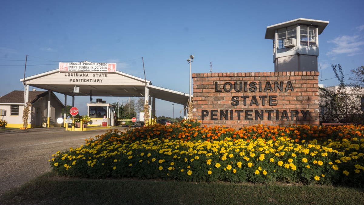 Angola Prison entrance in 2013