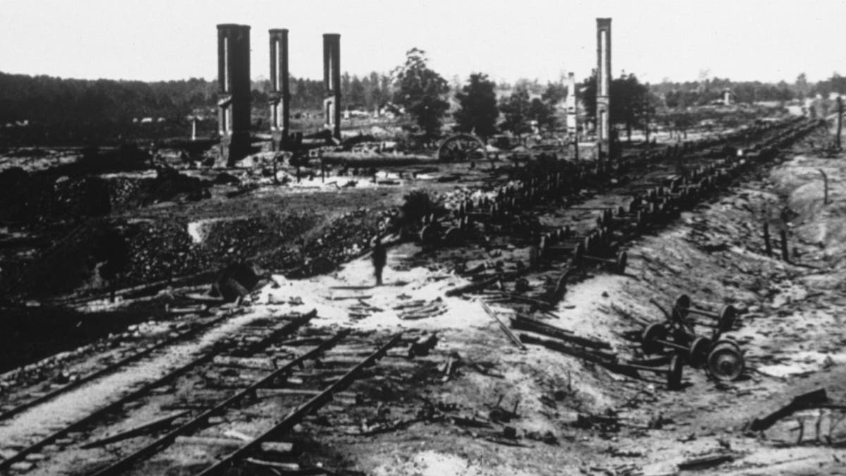 Civil War Atlanta ammunition train