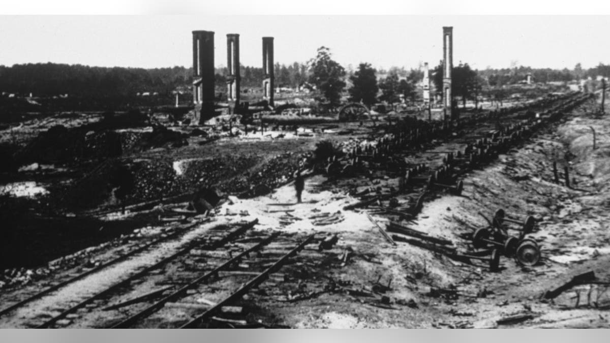 Civil War Atlanta ammunition train