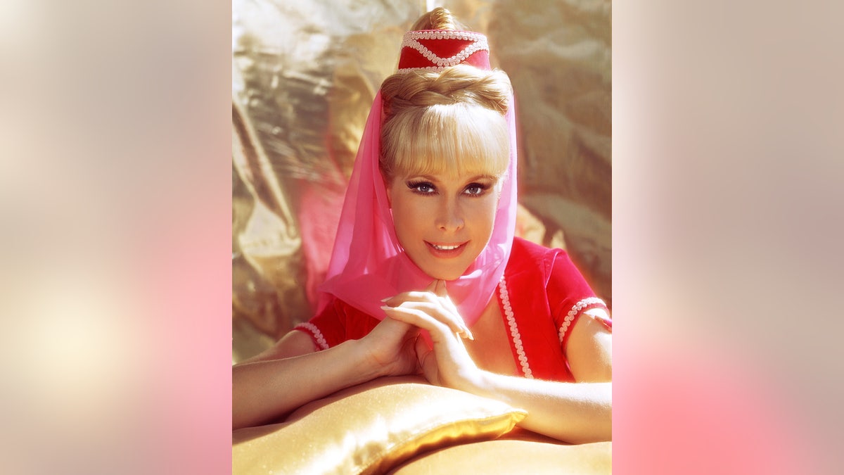 Barbara Eden in her "I Dream of Jeannie" outfit