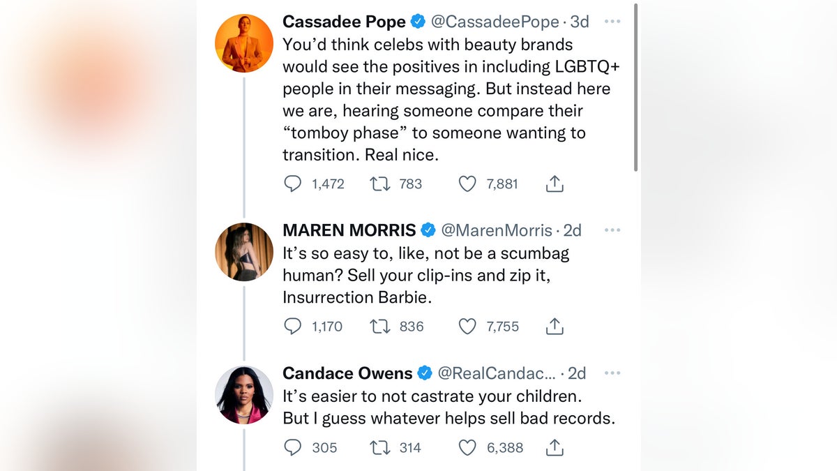 Candace Owens Twitter Exchange