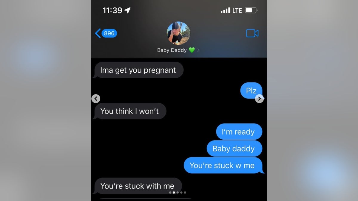 Text messages between Spencer Webb and his girlfriend before his death