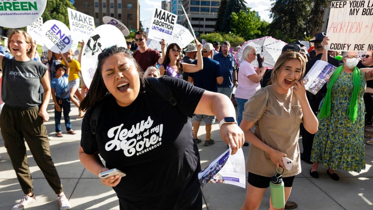 Idaho anti-abortion protesters
