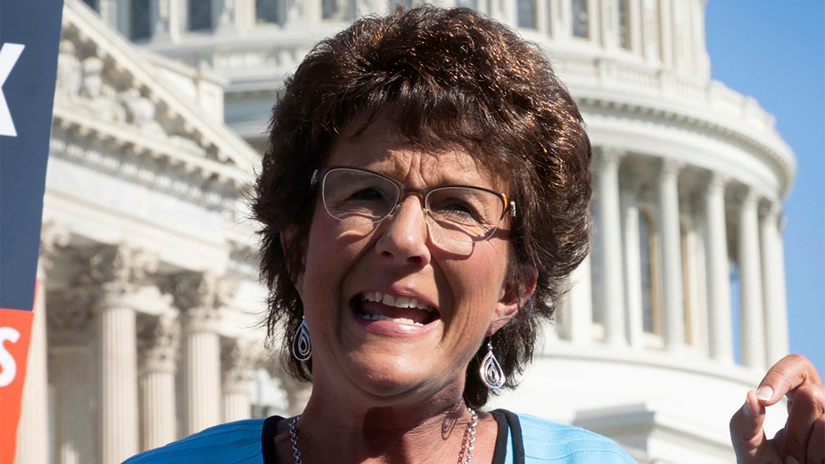 Indiana Republican Rep. Jackie Walorski speaks at the US Capitol in 2018