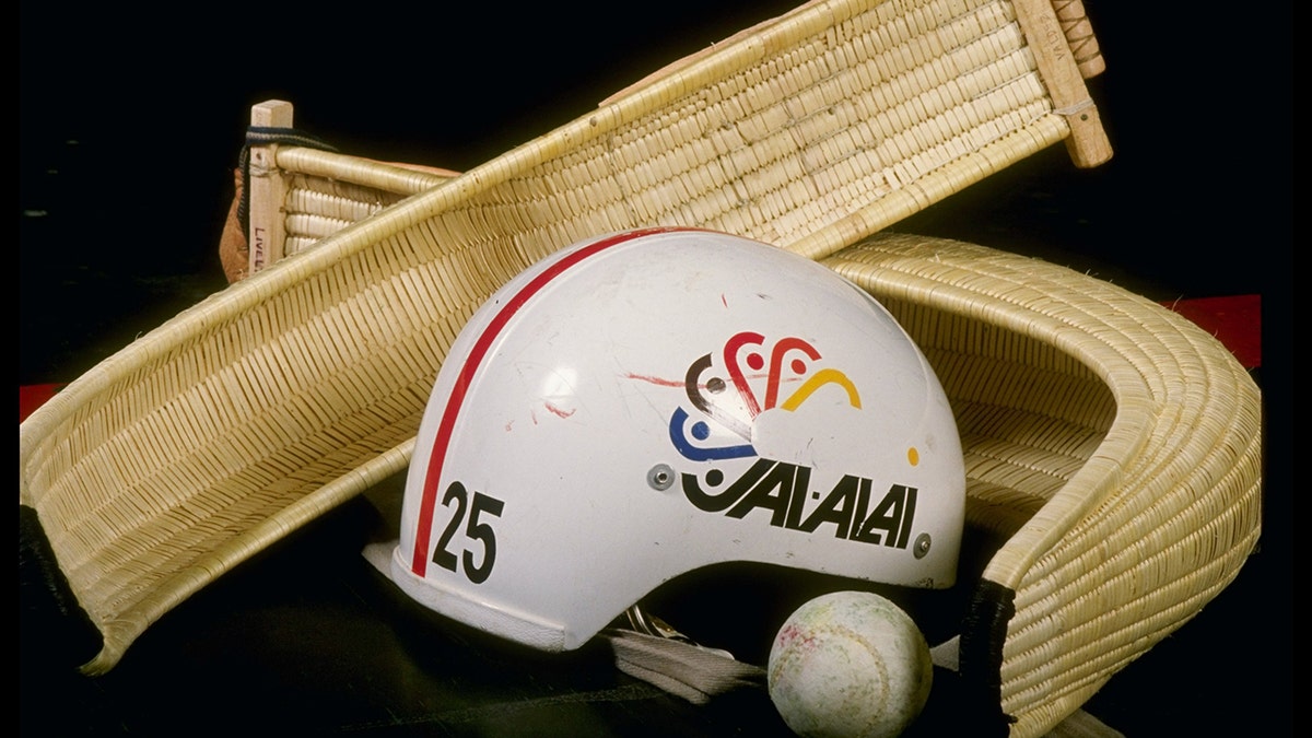 Jai alai equipment in 1989