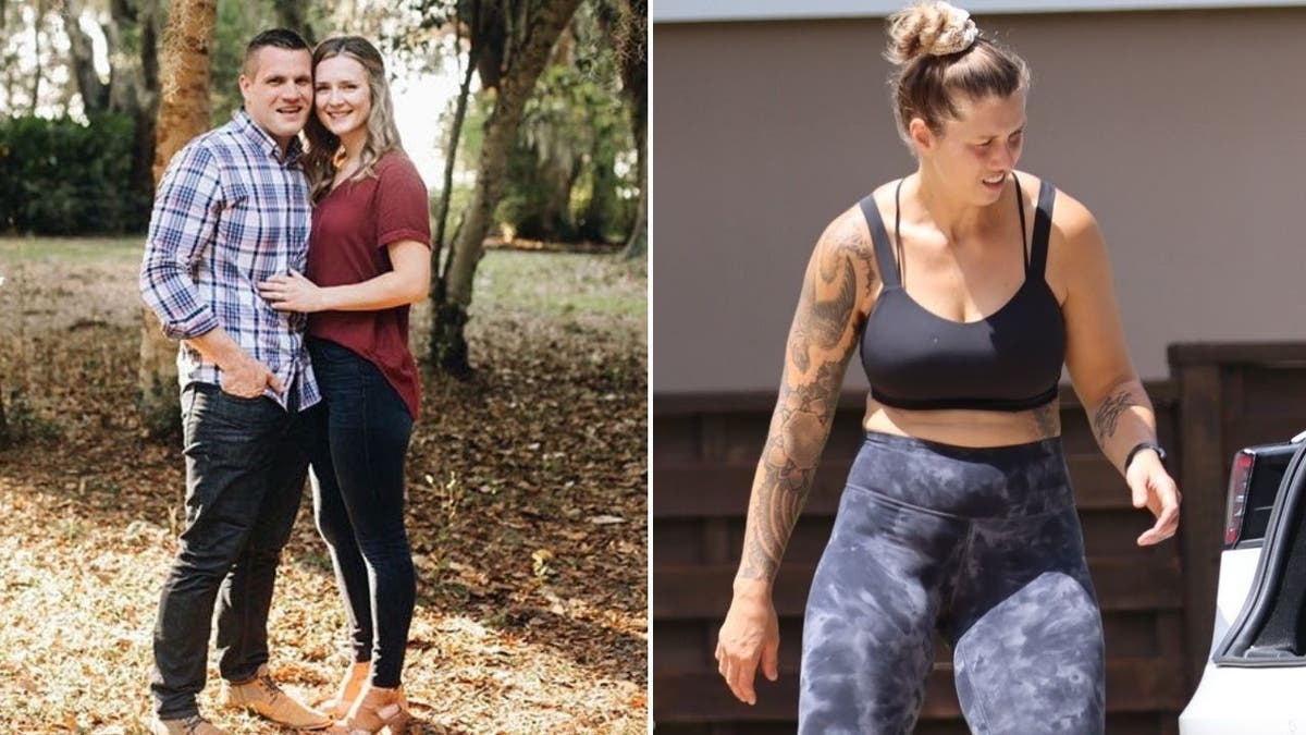 ex-wife of Jared Bridegan in workout clothes