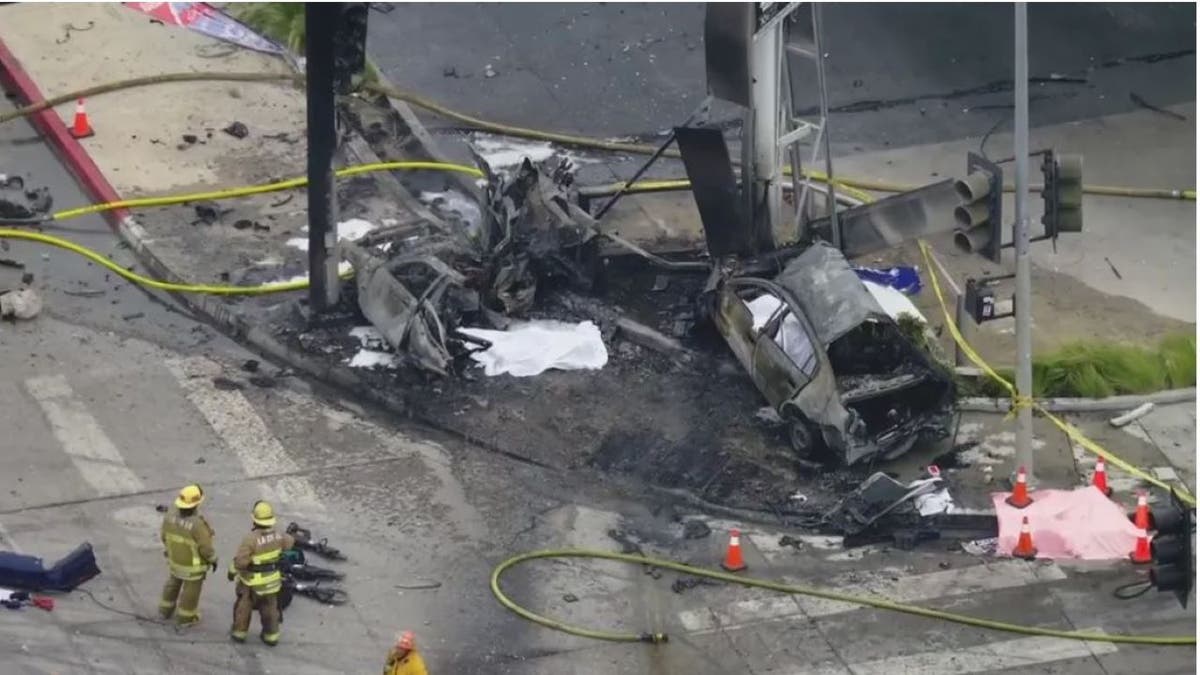 West LA car crash