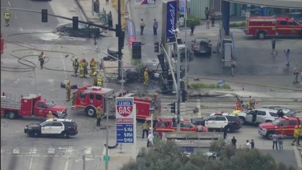 West LA car crash