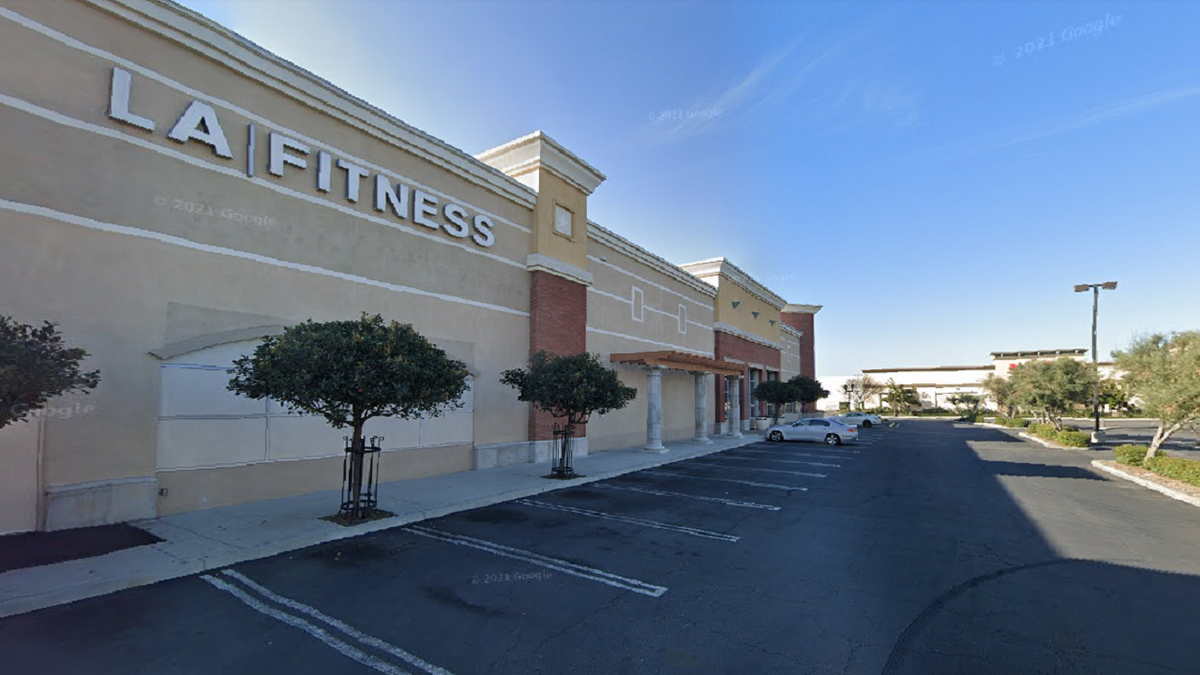 LA Fitness gym parking lot California