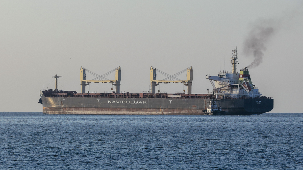 Ship carrying grain leaves Ukrainian port