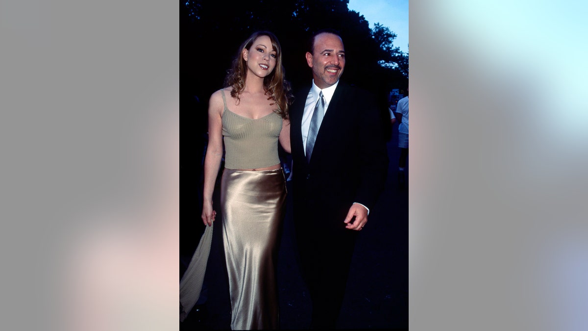 Mariah Carey and Tommy Mottola attend an event