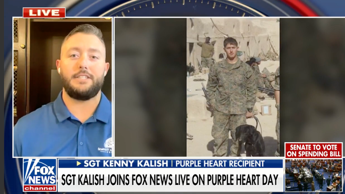 Fox News welcome Sgt. Kenny Kalish