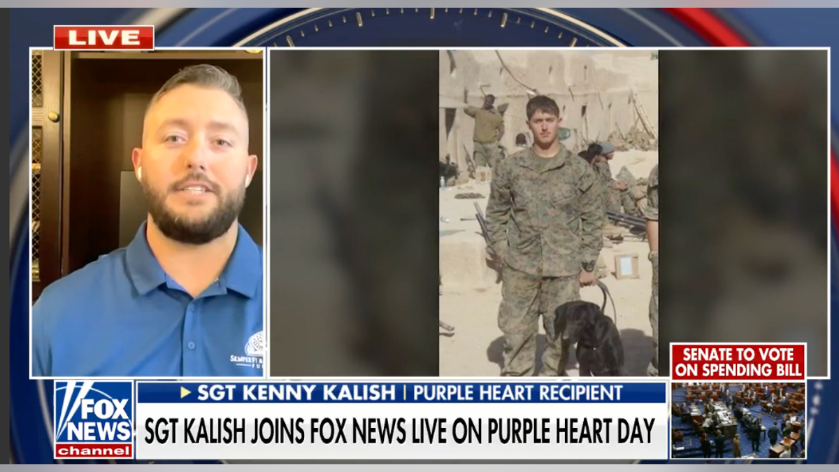 Fox News welcome Sgt. Kenny Kalish