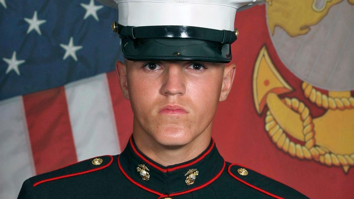 This undated photo released by the 1st Marine Division, Camp Pendleton,shows Marine Corps Lance Cpl. Rylee J. McCollum.
