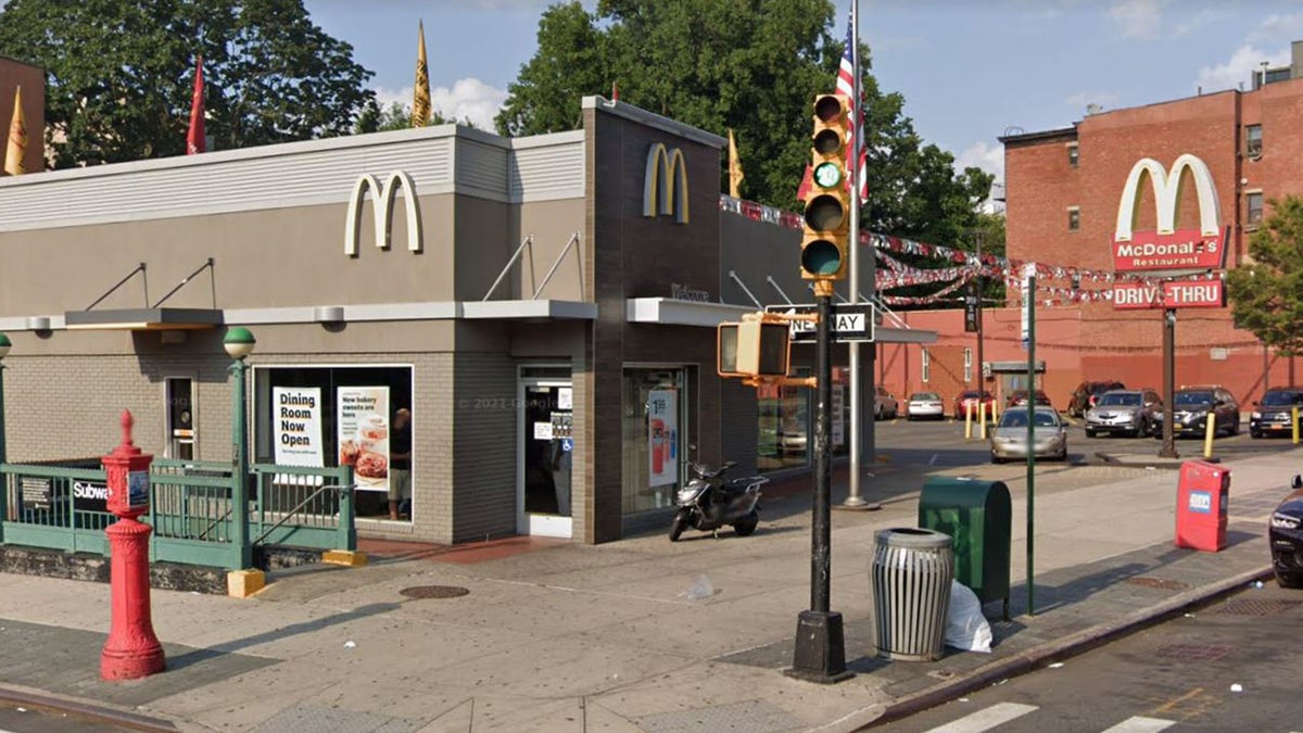Exterior of McDonald's on Fulton Street in Brooklyn