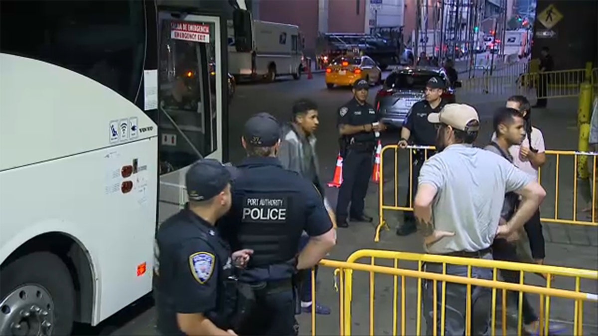 More migrants arrived on a bus from Texas to New York City on Aug. 27, 2022