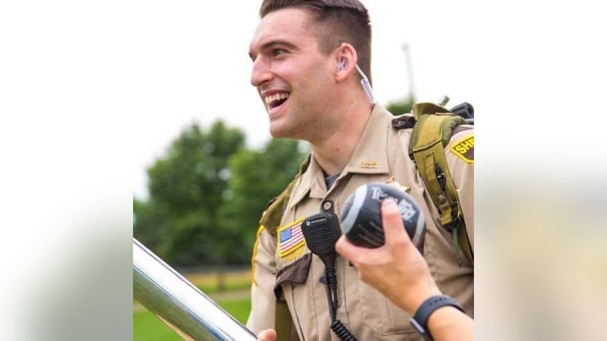 Dallas Edeburn, Minnesota police officer, smiling