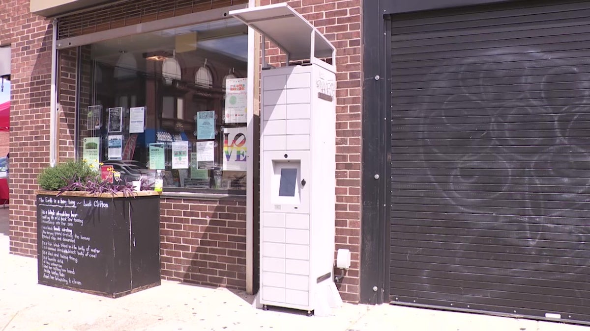 Narcan vending locker in West Philadelphia