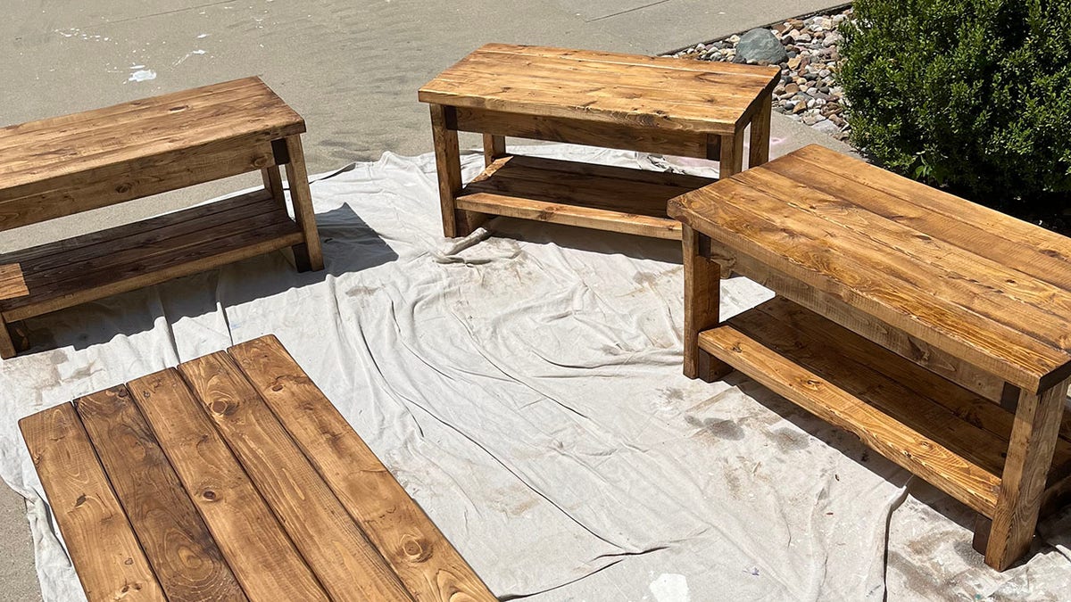 Nate Evans makes furniture for people who need it