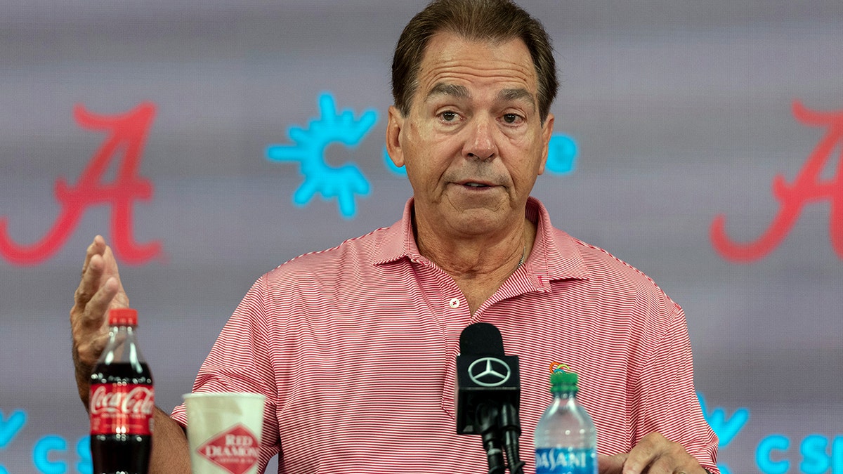Nick Saban in August 2022