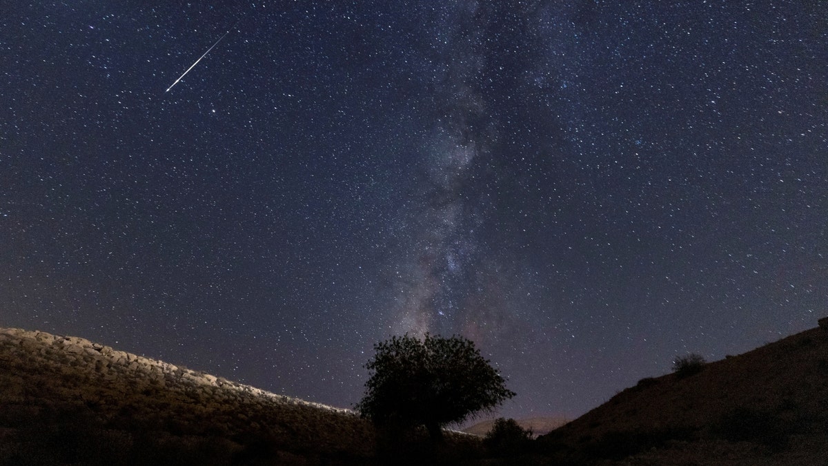 Israel Perseid meteor shower