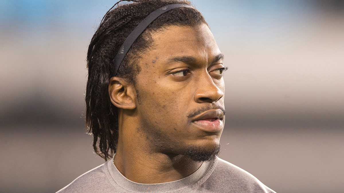 RG3 while he played for the Redskins