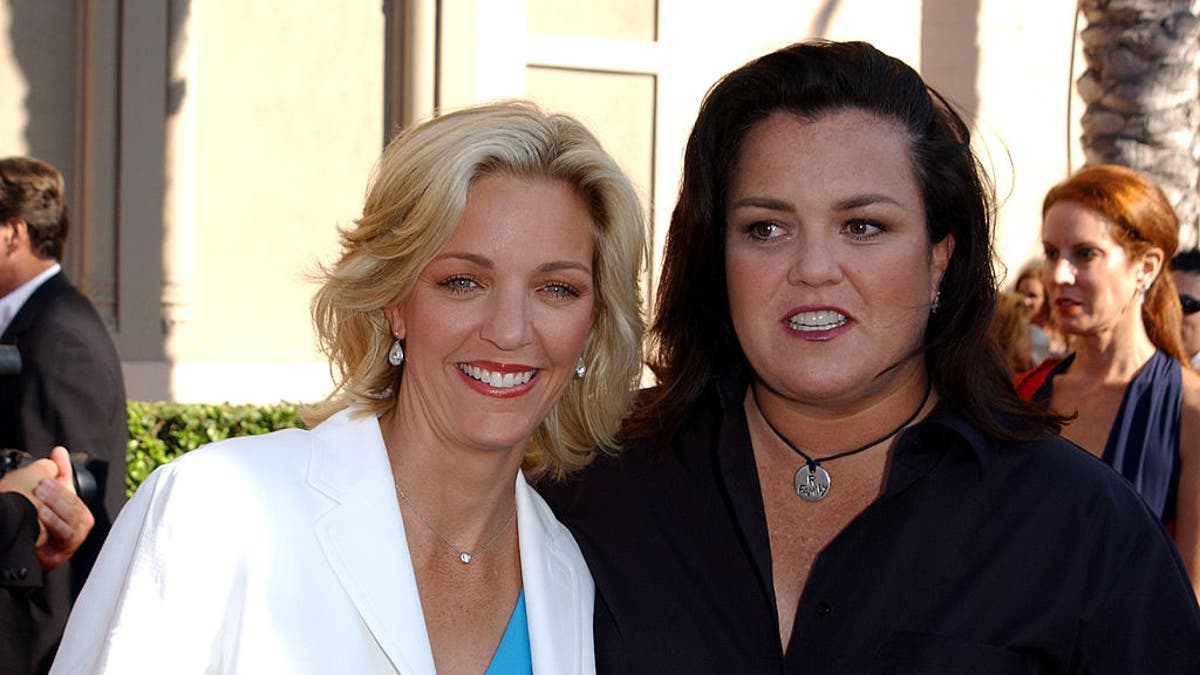 Kelli Carpenter and Rosie O'Donnell at the Emmy Awards