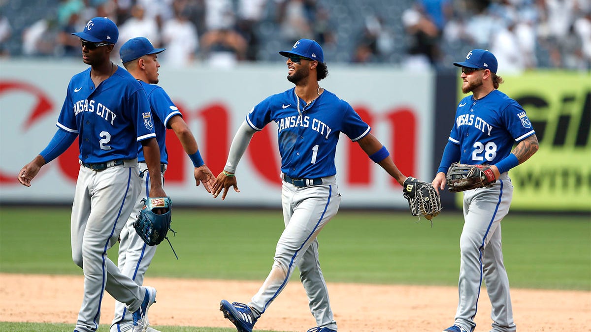 Royals celebrate winning