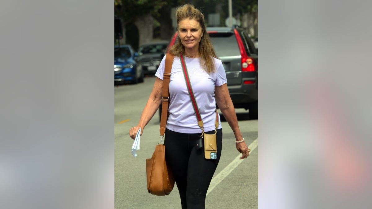 Maria Shriver takes a break from working