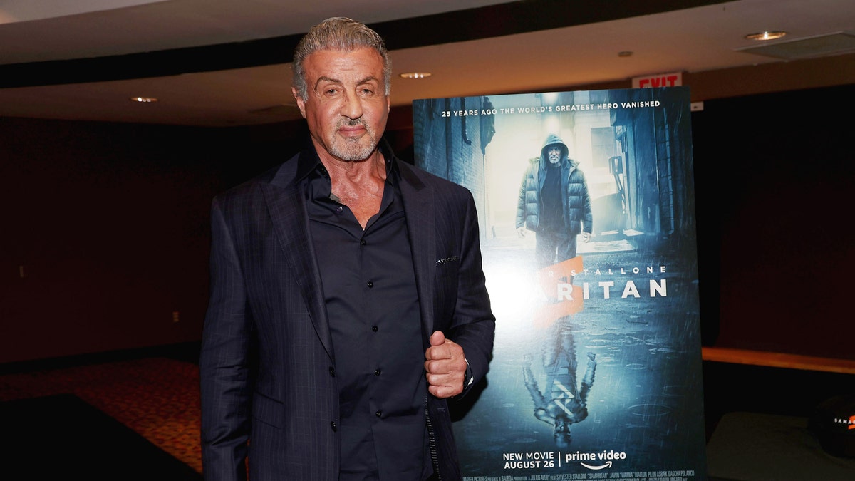 Sylvester Stallone surprises fans at screening