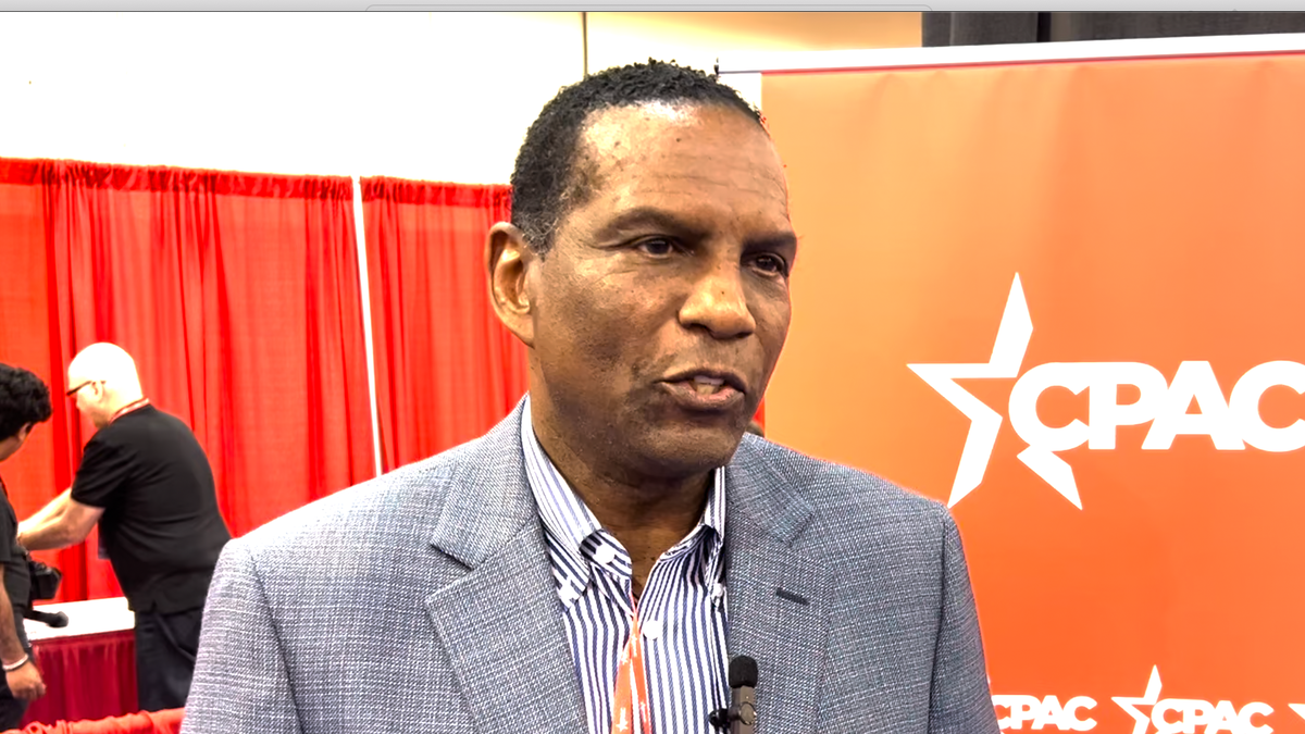Rep Burgess Owens talks to Fox News Digital at CPAC in Texas on Aug, 5, 2022.