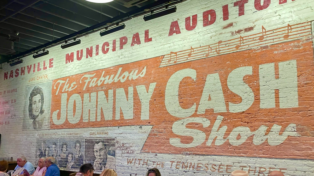 Mural at Johnny Cash's Bar