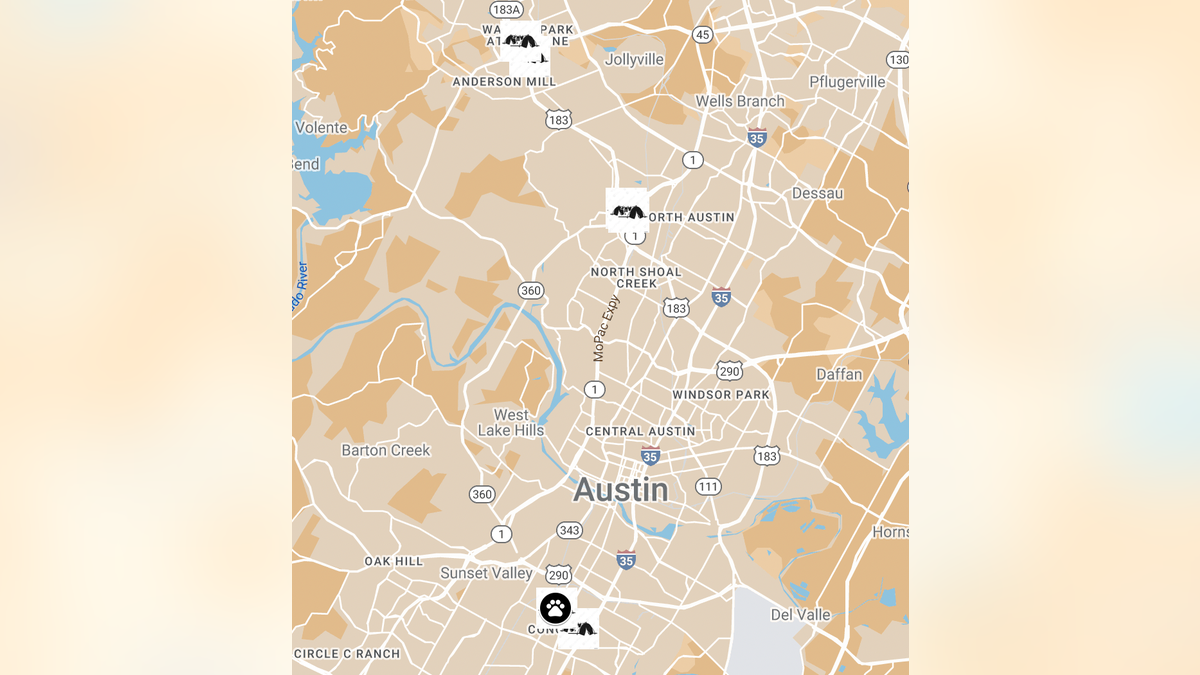 Austin homeless encampment map