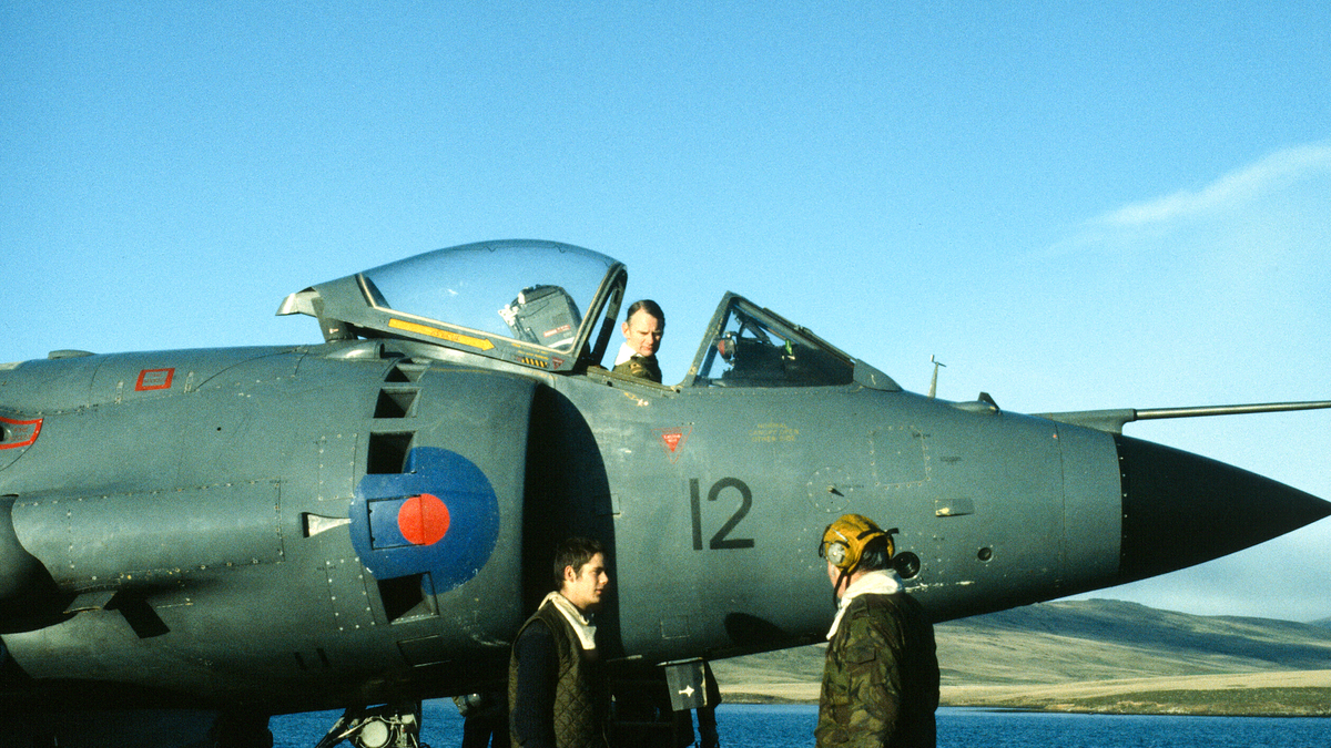 RAF Harrier Jump Jet