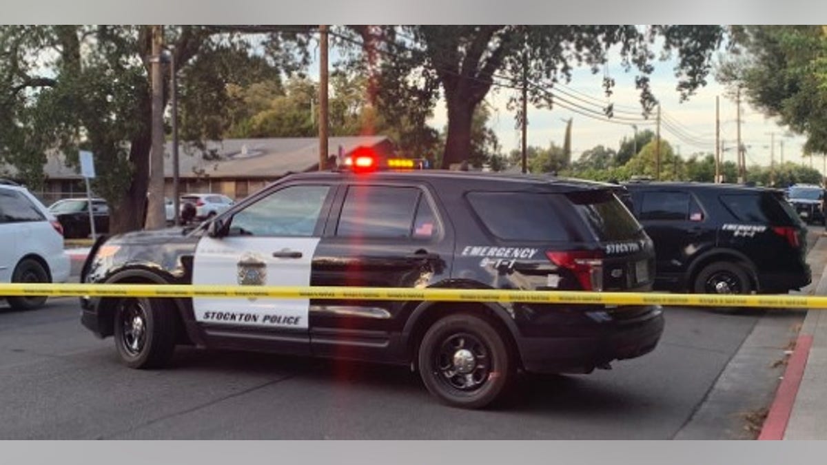 Stockton Police vehicle