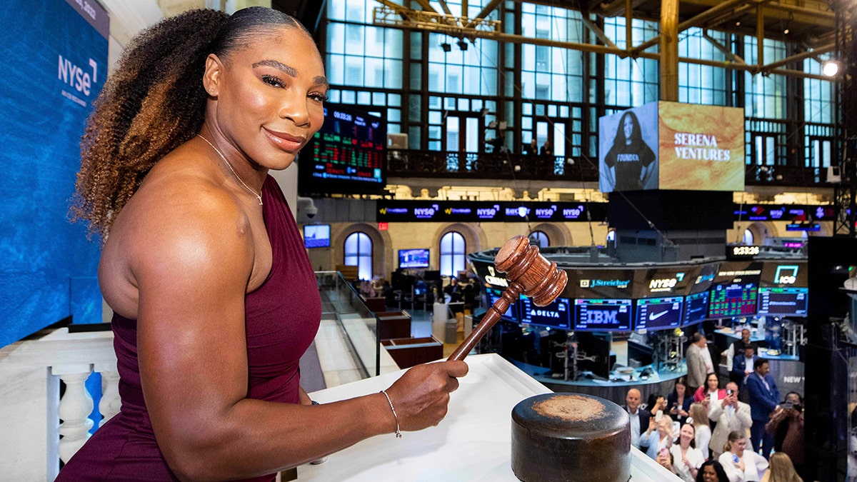 Serena Williams at the NYSE