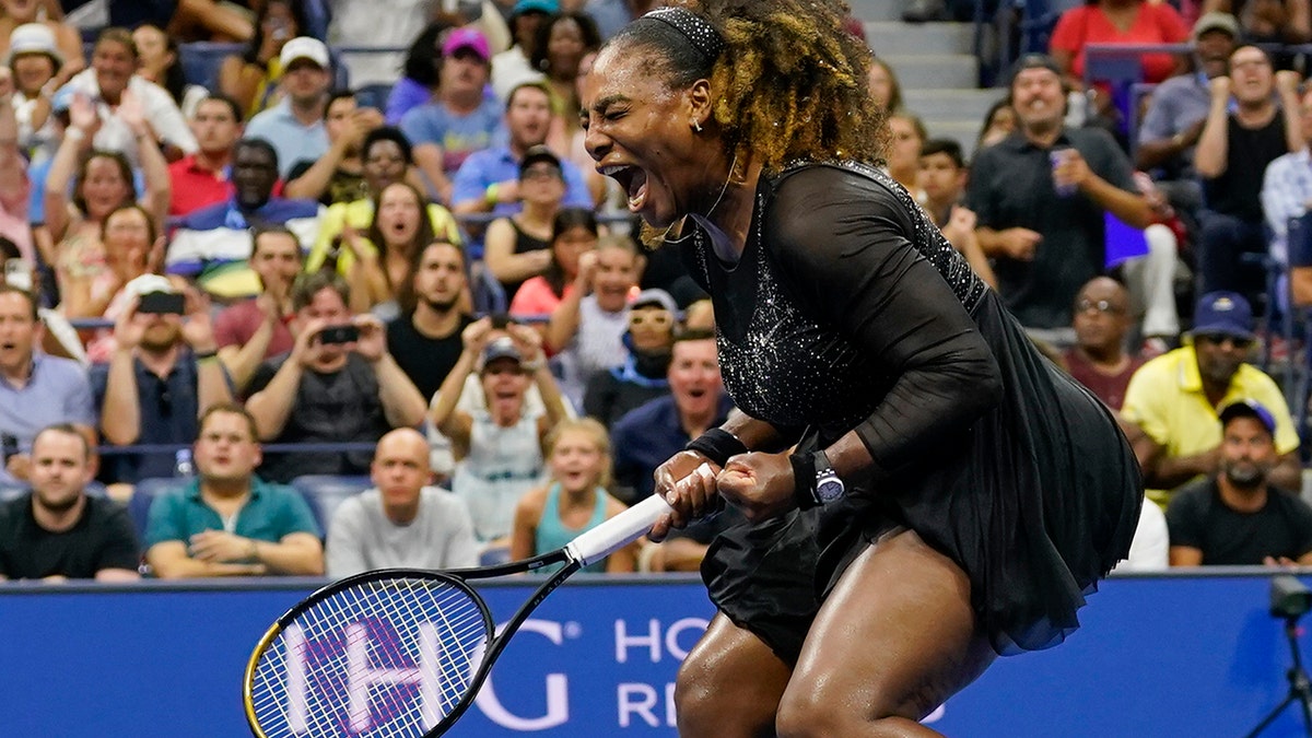 Serena Williams won her first-round match