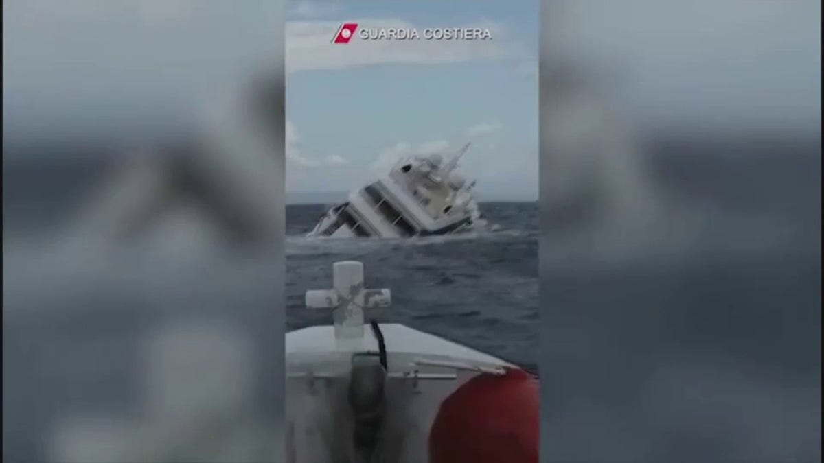My Saga superyacht sinks off italian coast